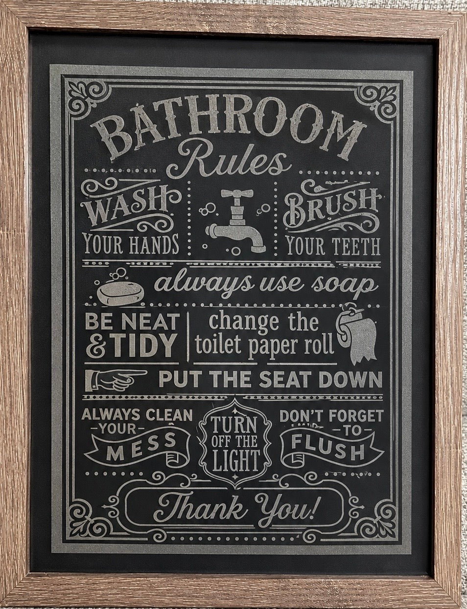 Shadow Box 11 X 14 - Laser Engraved – Bless The Maker