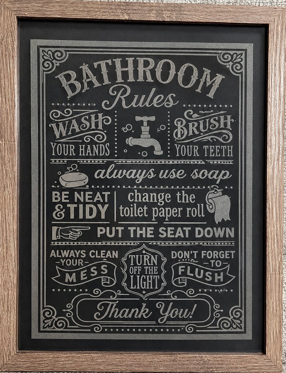 Shadow Box 11 X 14 - Laser Engraved – Bless The Maker